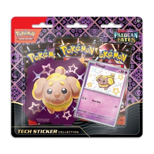 Pokémon Scarlet & Violet-Paldean Fates Tech Sticker Collection (Shiny Fidough)